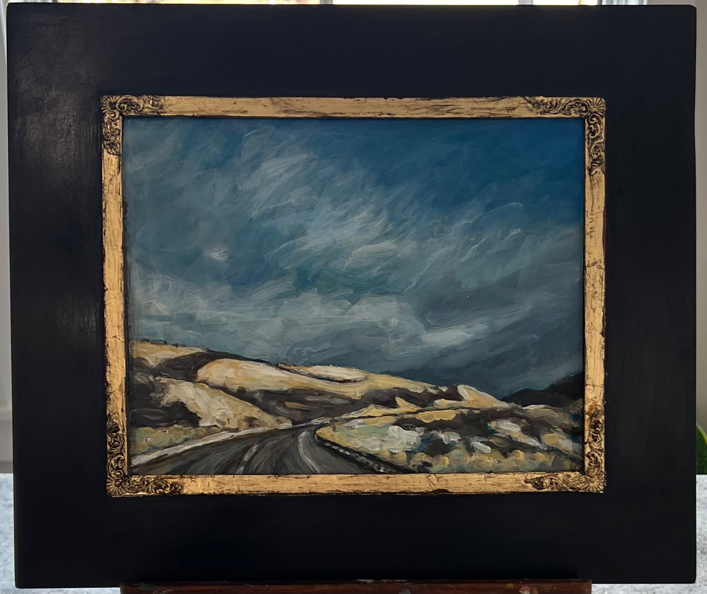 "The Road Less Traveled" 11x13 oil on board