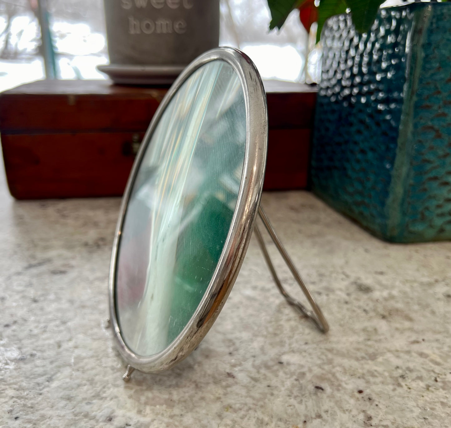 Vintage Tabletop Magnifying Mirror