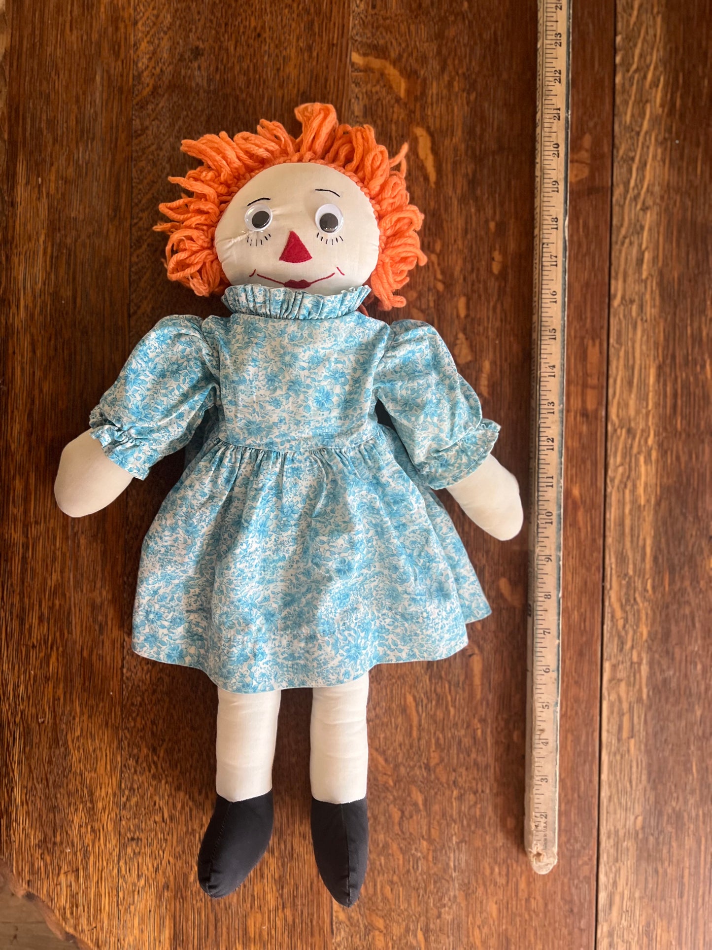 Vintage Handmade Raggedy Ann Doll