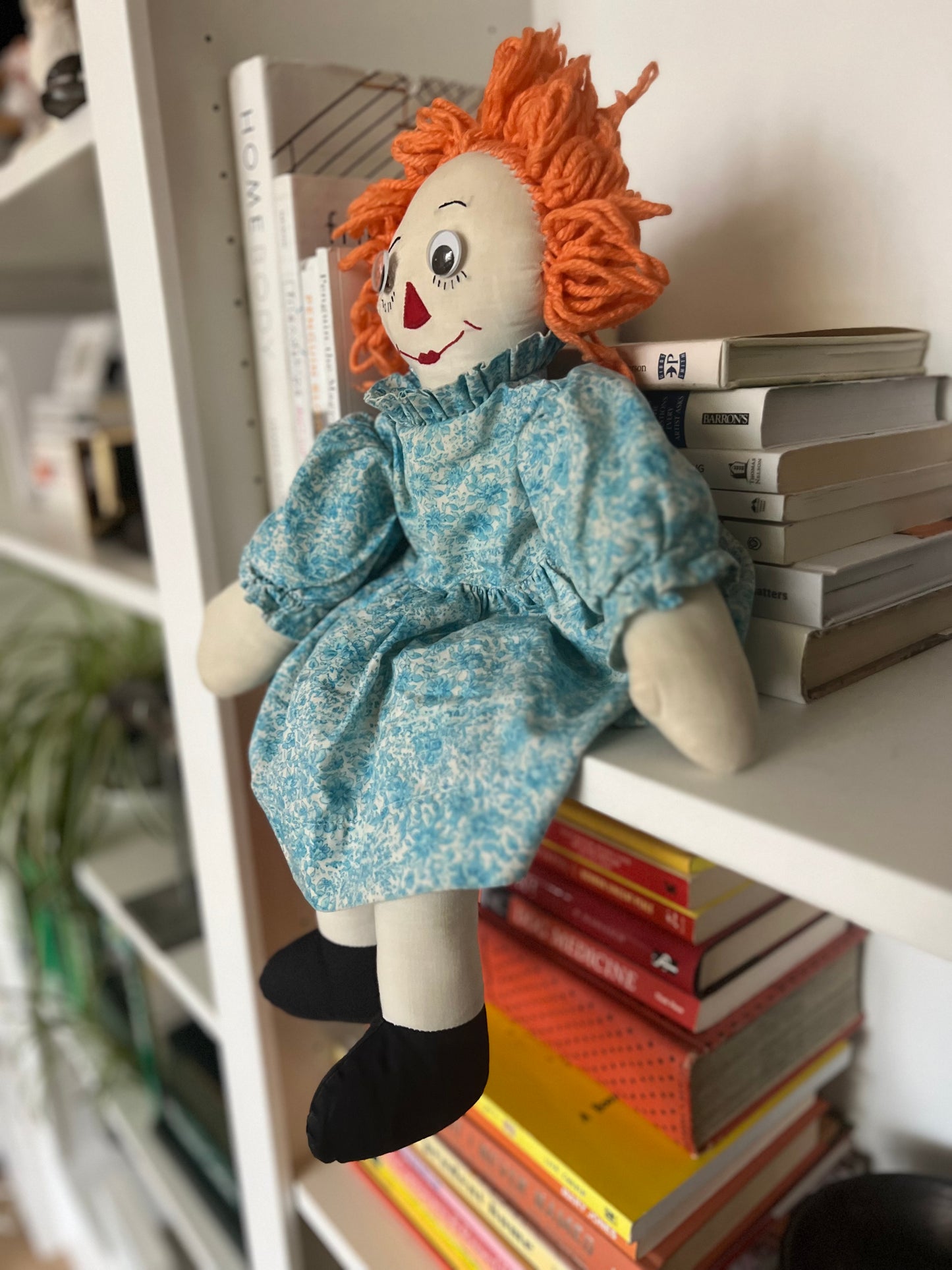 Vintage Handmade Raggedy Ann Doll