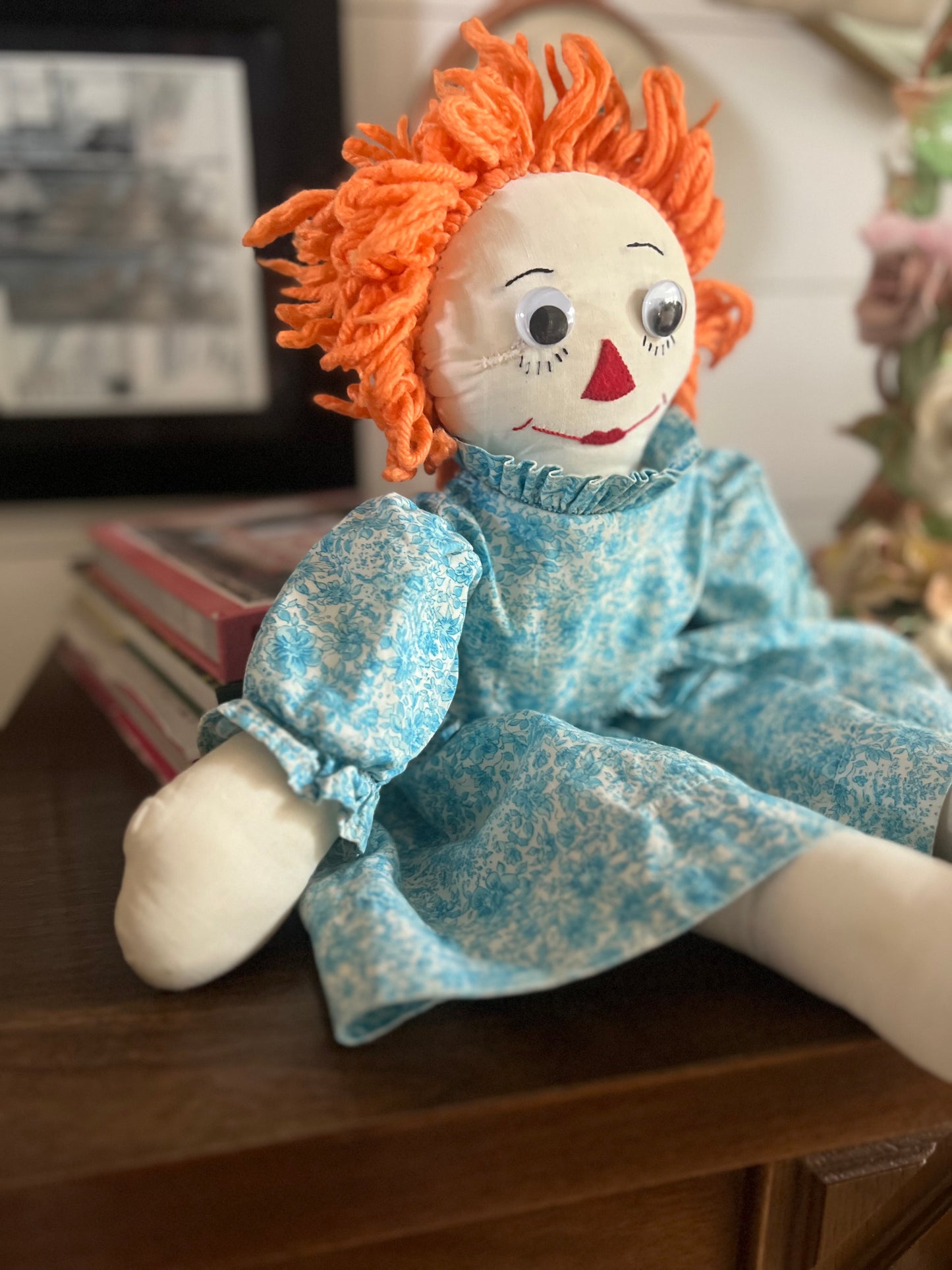 Vintage Handmade Raggedy Ann Doll