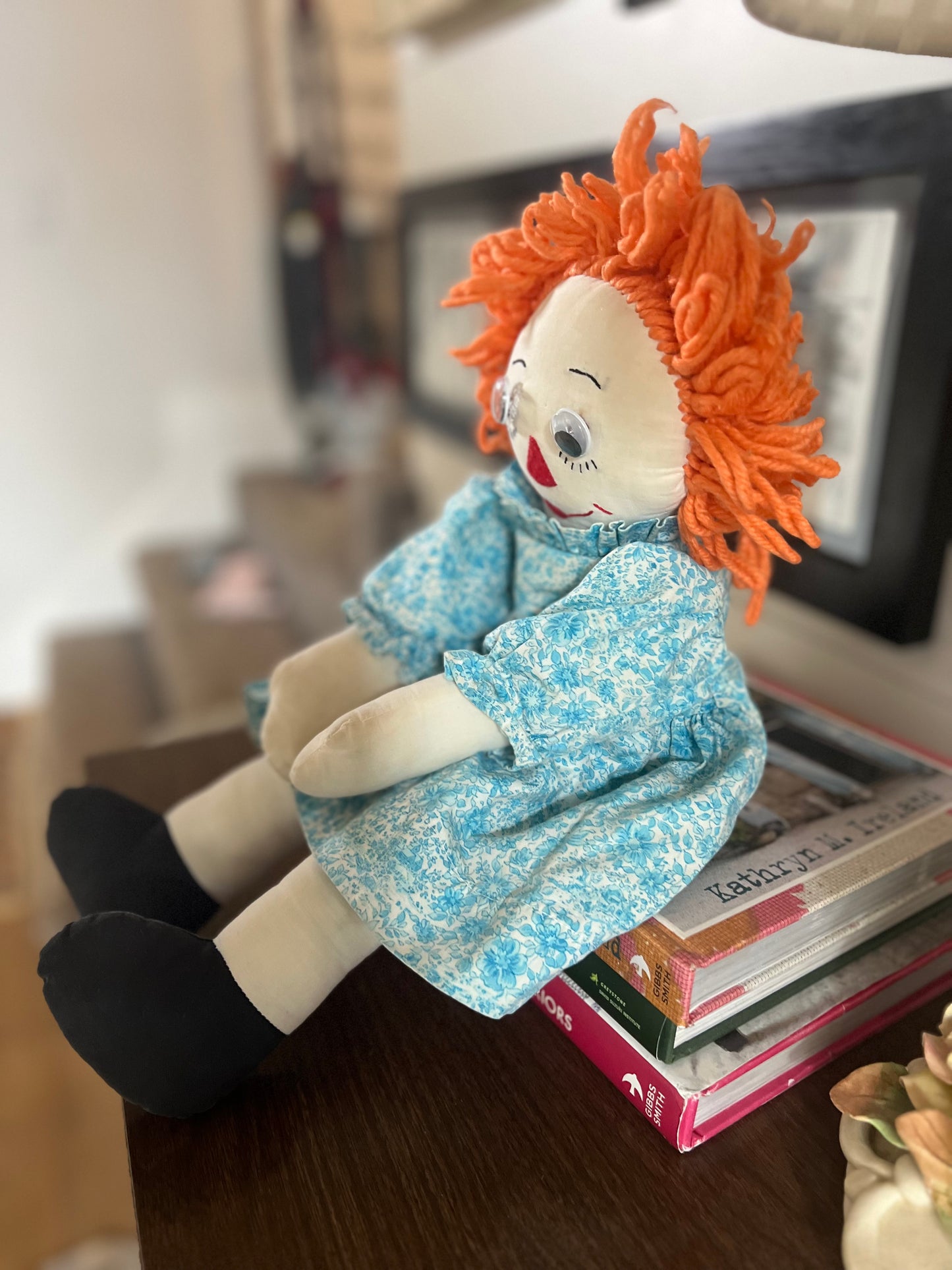 Vintage Handmade Raggedy Ann Doll