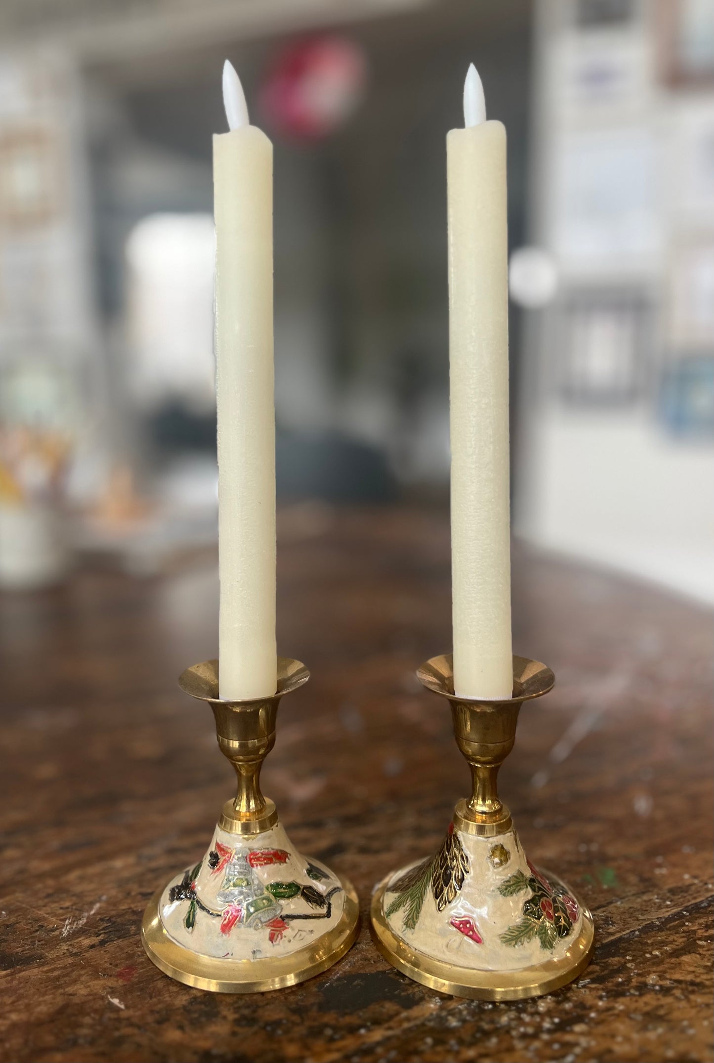 Pair of Brass Candlesticks