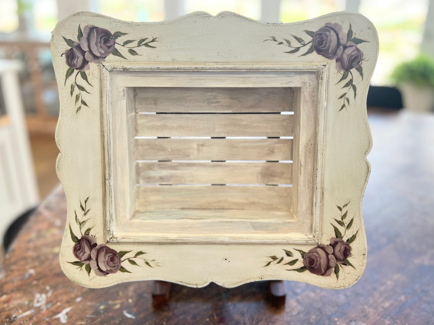 Hand Painted Shadow Box Frame