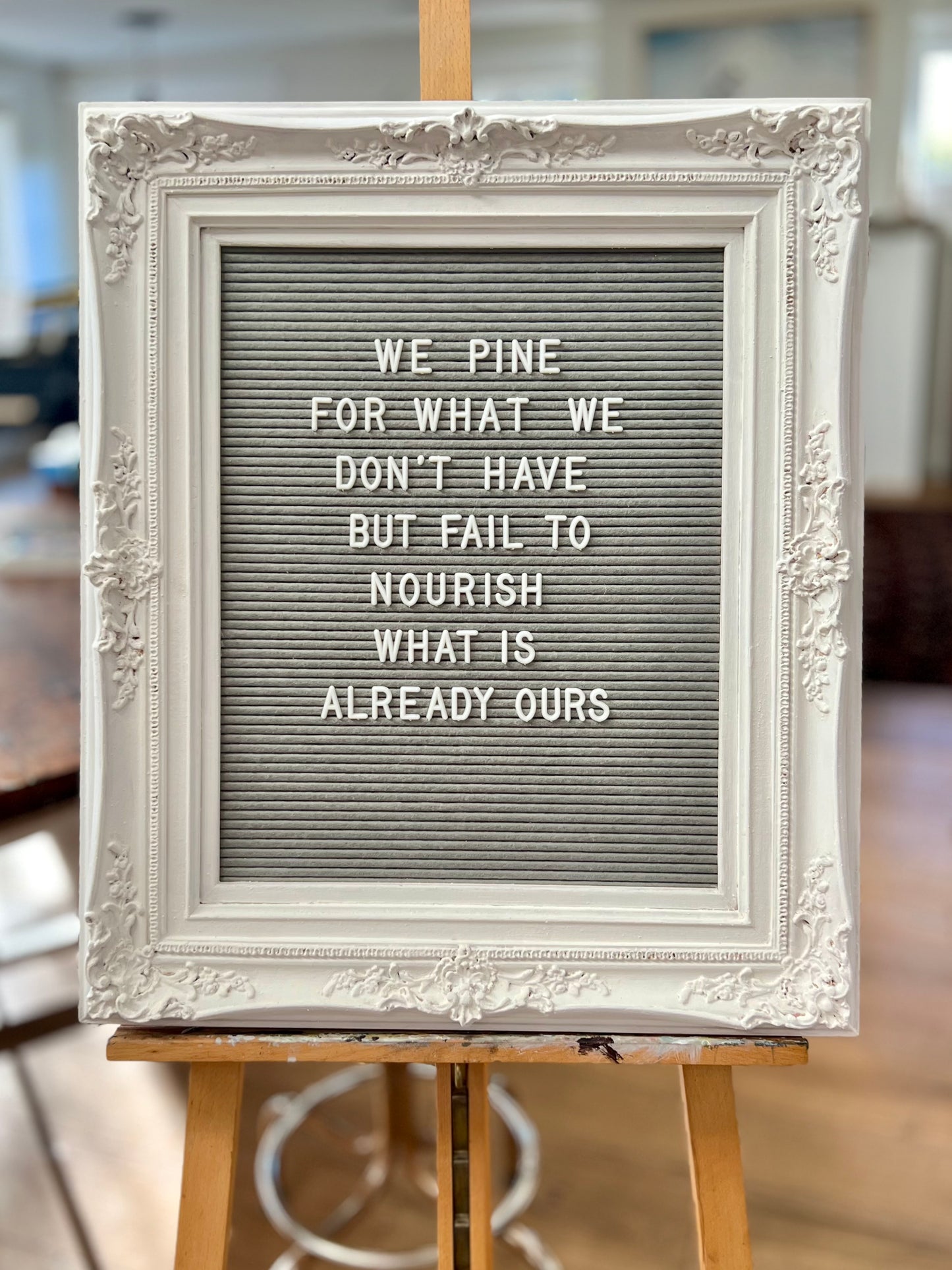 XL Message Board in Vintage Frame