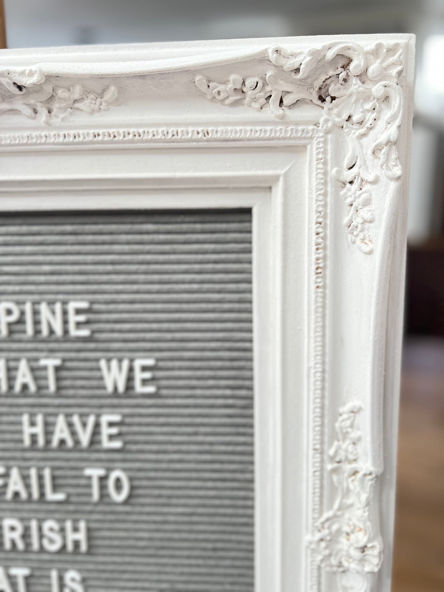 XL Message Board in Vintage Frame