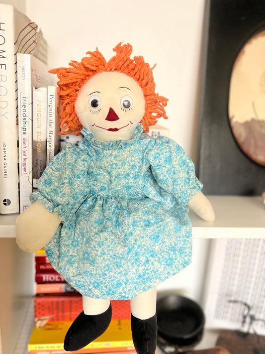 Vintage Handmade Raggedy Ann Doll